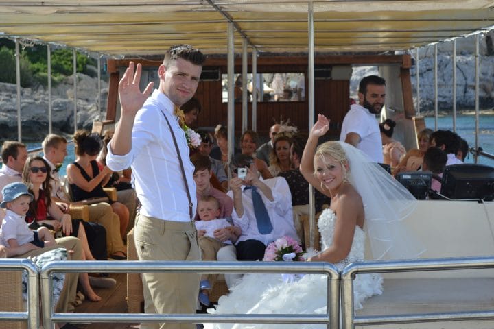 Rhodes wedding cruise