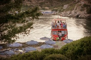 Rhodes boat cruises around Kallithea
