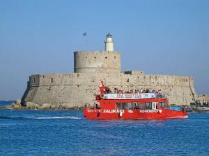 Rhodes Town by Boat