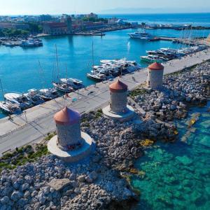 Mandraki Harbour rhodes