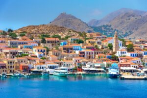 Halki harbour town